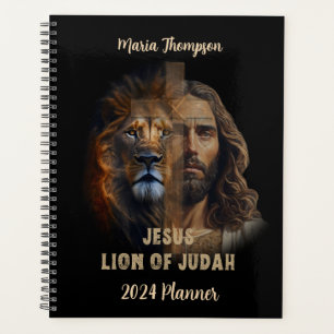 Leão Do Judah Personalizado Planejador De Texto Pe