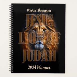 Leão Do Judah Personalizado Planejador De Texto Pe
