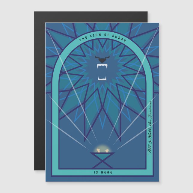 Leão em um Corredor (Frente/Verso)