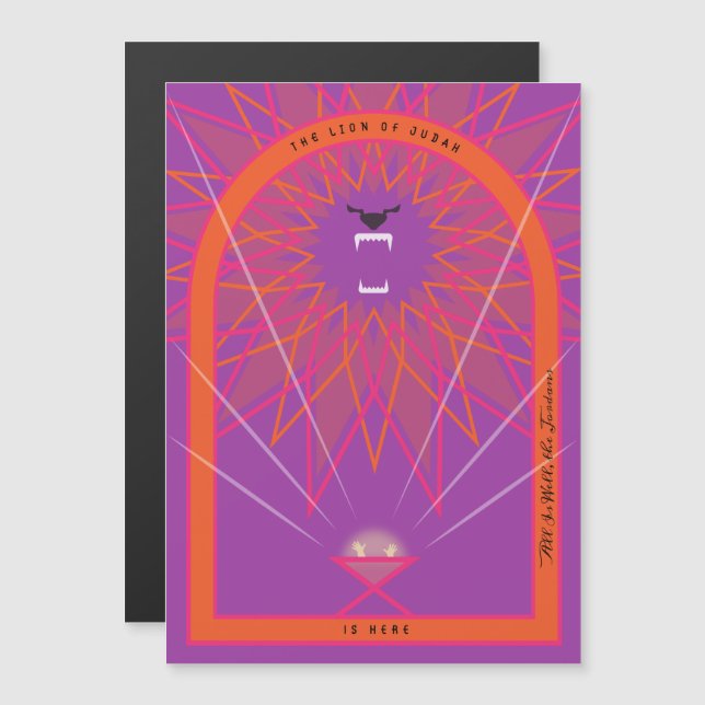 Leão em um Corredor (Frente/Verso)