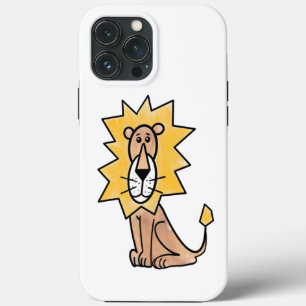 leão fofo desenho infantil retrô safári animal da