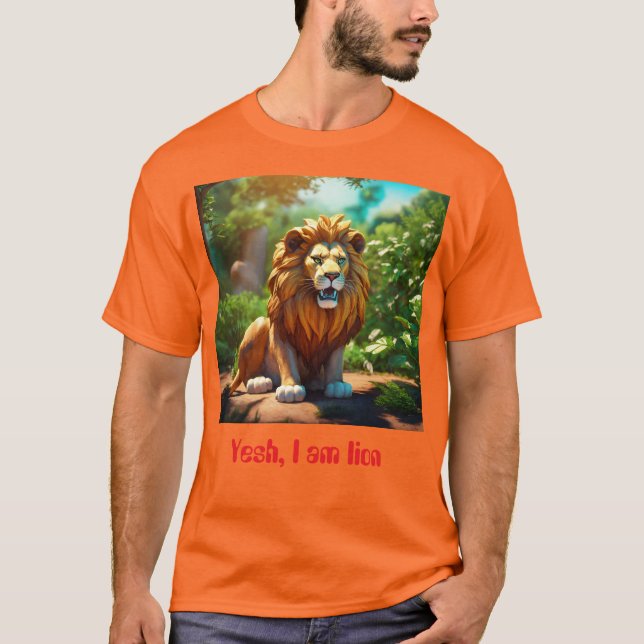 Leão: Raiz da Agonia T-Shirt Design (Frente)