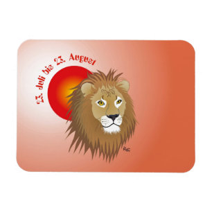 Leão - Sternzeichen Premium Flexi íman