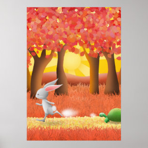 Lebre e tartaruga 1 - poster