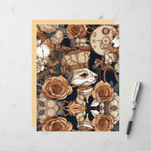 Lebre Steampunk e Engrenagens