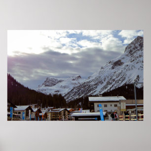 Lech am Arlberg Alpes Austríacos Impressão de Foto