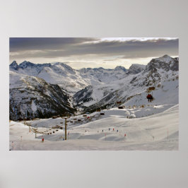 Lech Zurs am Arlberg Alpes Austríacos Poster