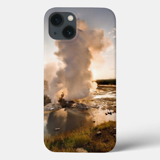 Ledge Geyser, Norris Geyser Basin (Verso)