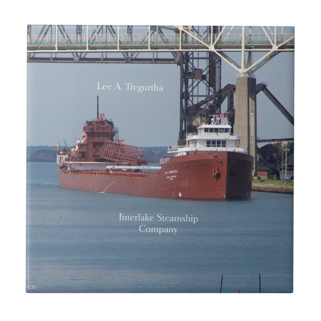 Lee A. Tregurtha azulejo (Frente)