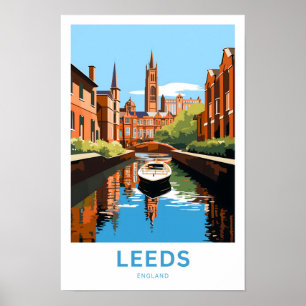 Leeds England Viagem Impressão
