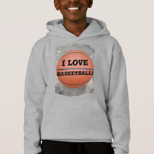 Legal Adoro Camisa De Crianças Diversão De Basquet