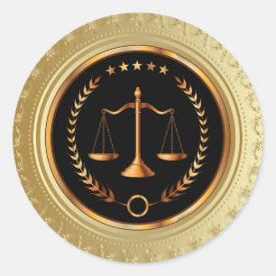 Legal/advogado/escalas da etiqueta de justiça -
