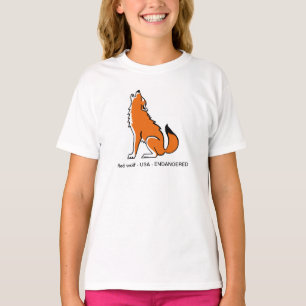 Legal - Amante de os animais vermelho - Camisa T f