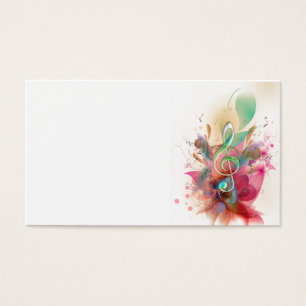 Legal aquarelas trible clef music notes swirings