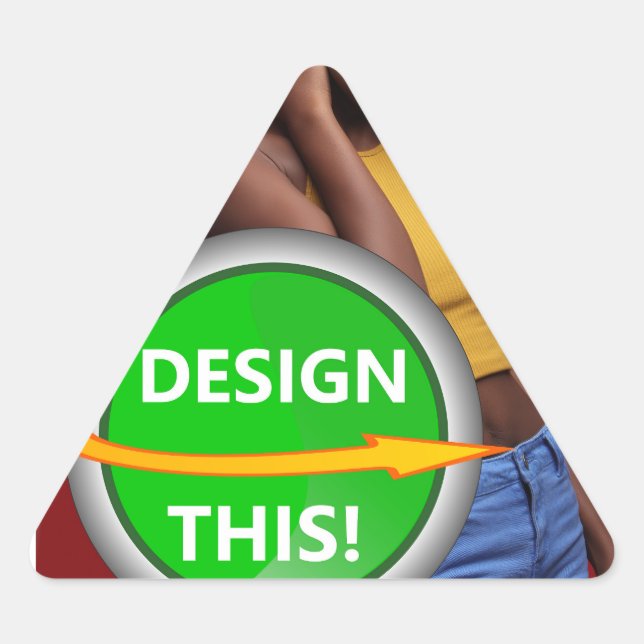 LEGAL! Autocolantes - Autocolantes de triângulo -  (Frente)