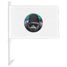 Legal bandeira do carro gorila