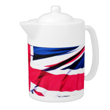 Legal Britannia Union Jack Flag Teapot
