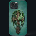 Legal Celular Tribal Cross Dragon Tattoo Art Desig<br><div class="desc">Linda antiguidade de vintagem contemporânea que parece irlandesa, cruz tribal celta e design de tatuagem de dragão verde. Este design original, engraçado, moderno e caprichoso foi criado para a tatuagem exótica, dragões, criatura de fantasia, ou amante da ficção científica, o popular divisor de tendências do quadril, retrato da vintagem, estilo...</div>