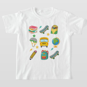 Legal De Volta À Camisa De Meninos Da Escola Cam