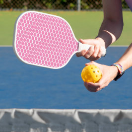 Legal e divertido Pink Branco Oval Honeycomb Padrã