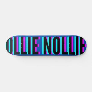 Legal falha azul Ollie Nollie Skateboard