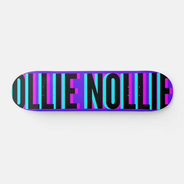 Legal falha violeta Ollie Nollie Skateboard (Horz)