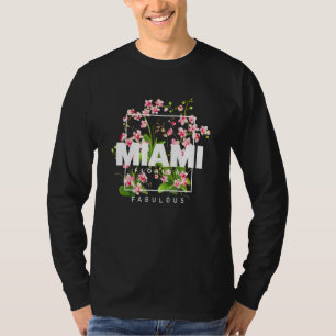 Legal Floral Miami Beach Camisetas Eu Amo Miami Mi