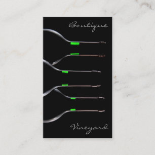 Legal Garrafa Negra de Vinho Moderno Foto Cartão d