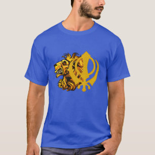 legal gráfico com camiseta de leão khanda design