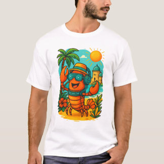 Legal Lagosta Vibes - Engraçado Camisa de Verão de