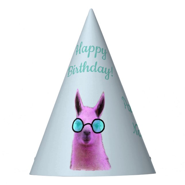 Legal Llama Rosa! Chapéu de Festa (Frente)