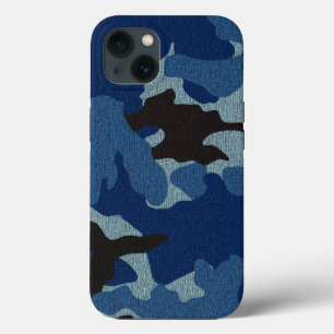 Legal Masculina Faux Cloth Blue Camo