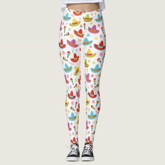Legal Mexicano Fiesta Leggings (Frente)
