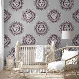 Legal padrão animal - Wolf Head Mandala 1