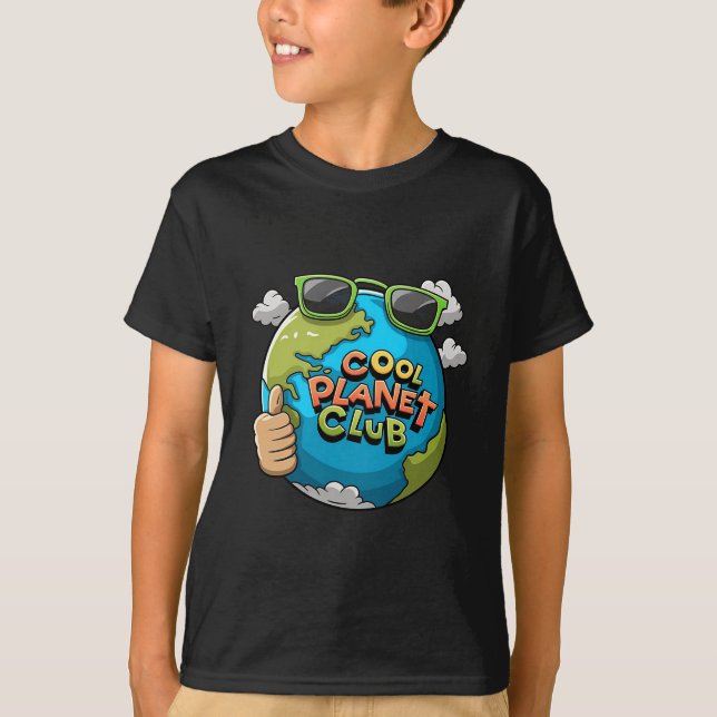 Legal Planet Club Earth Mostra Eco T-Shirt (Frente)