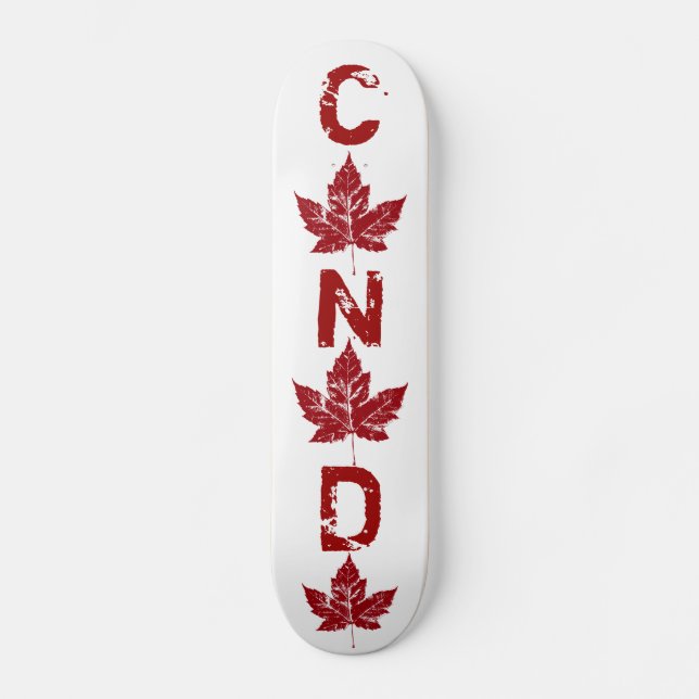 Legal Retro Canada Skateboard Vintage Mapepaeaf (Frente)