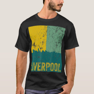 Legal Retro Grunge Vintage olha a camisa Liverpool