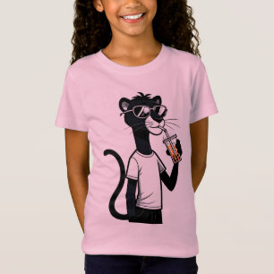 Legal Teto Gráfico de Pantera - Camisa Engraçada D