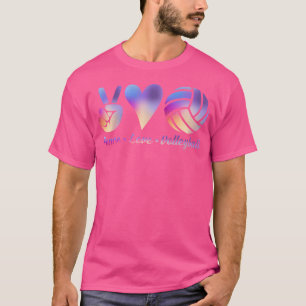 Legal Tie Dye Voleibol Camisa Paz Amor Volleyon