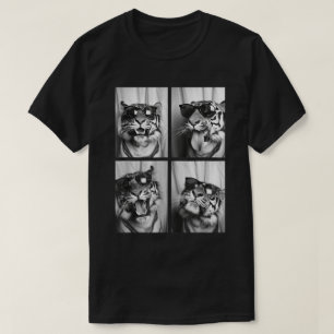 Legal Tigre Óculos de sol Foto Camisa de Booth