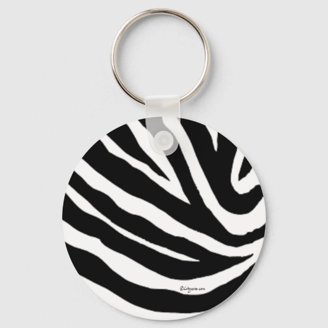 Legal Zebra Stripes Chaveiro (Frente)