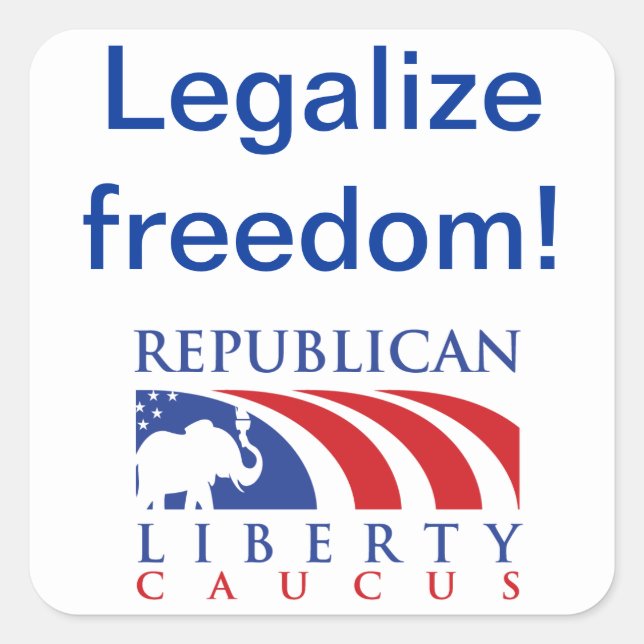 Legalizar adesivos RLC de Liberdade (Frente)