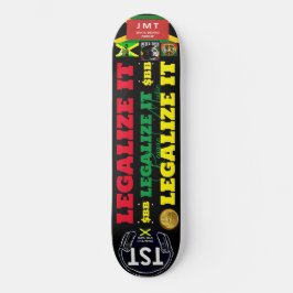 LEGALIZE A TI JMT JAMAICA 8, 1/4", skateboard Deck