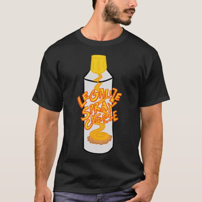 Legalize o queijo spray Clássico T-Shirt (Frente)