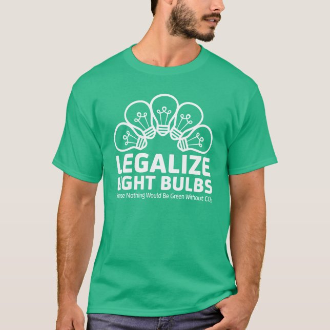 Legalize o t-shirt das ampolas (Frente)