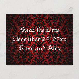 Legant Gothic Save the Date (Guardar o cartão post