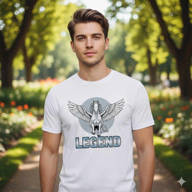 Legendary Winged Horse T-Shirt – Power & Freedom (Criador carregado)