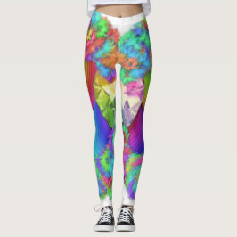 Legging פּ וּ רִ י Máscara de Purim Vashti rainha floral