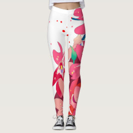 LEGGING 　花のレギンス