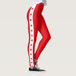 Legging 1776 EUA 250º Aniversário Bandeira Patriótica Amer